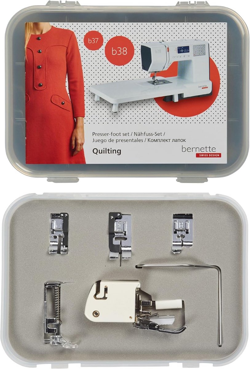 6-delige Quiltvoet Set voor Naaimachine (compatibel met B37 & B38)
