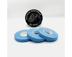 Jiu Jitsu Vinger Tape Blauw – Tactical Fightwear – 3 Rollen 0,8cm x 10m – Voor BJJ, MMA & Sport – Grip & Vingerbescherming