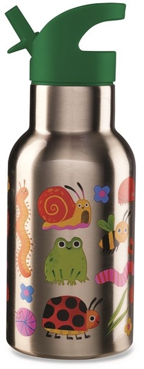 Crocodile Creek | Roestvrijstaal Drinkfles, 400ml - Tuinvrienden