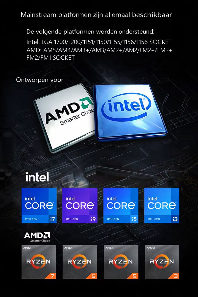 Zeromaster 240 Rgb Aio Cpu Waterkoeler – 240Mm – Rgb Fans – Intel & Amd - afbeelding 5