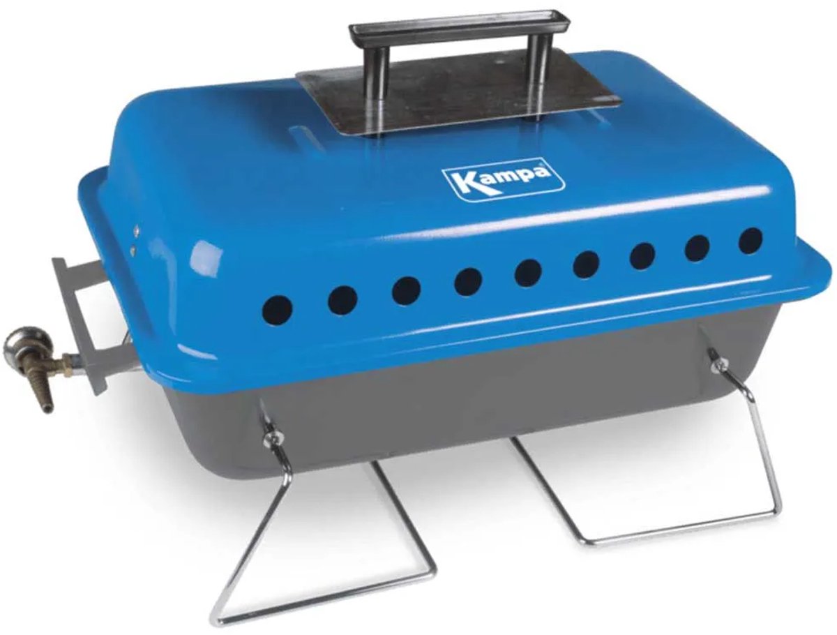 Bruce Tafel Barbecue - 1 Brander - Blauw/Zwart – foto 4