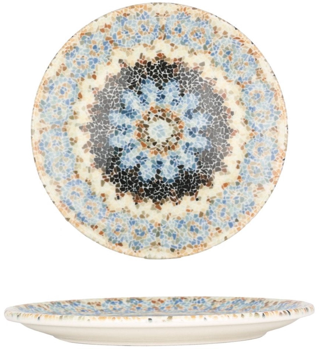 By Bone Dessertbord - Armonia - Porselein - 21 cm - set van 6