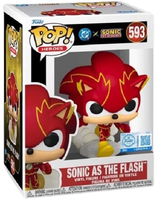 Sonic The Hedgehog Sonic x Justice League - Shadow/Batman vinylfiguur Unisex Funko Pop! - Neutraal - Standard