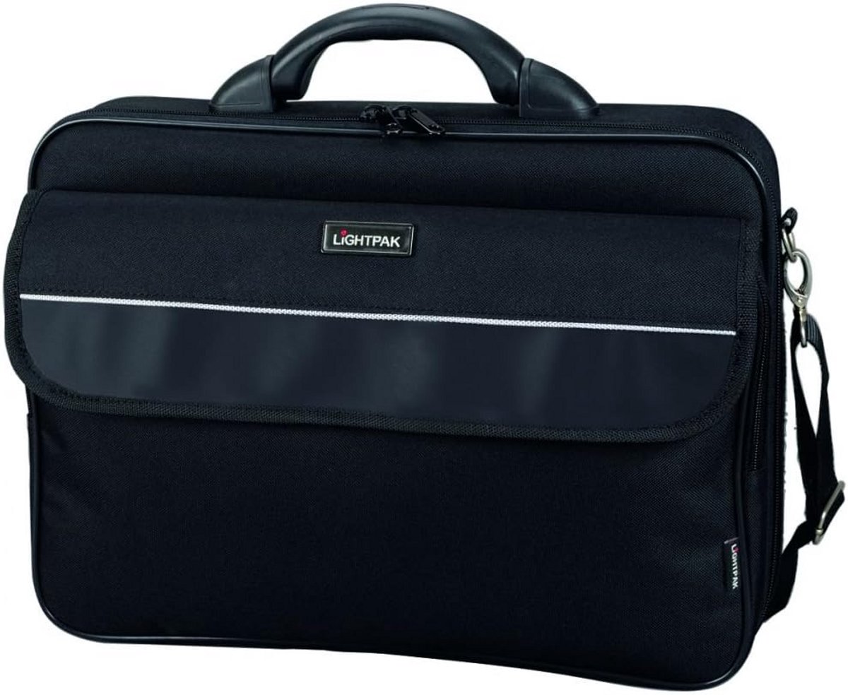 Luxe Laptoptas voor 17 inch Laptop met Schouderriem en Trolleyband