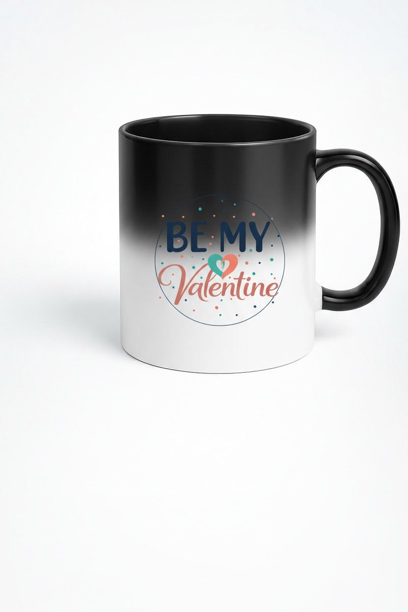Magische Mok 'Be My Valentine' - Kleurveranderend Valentijn Cadeau