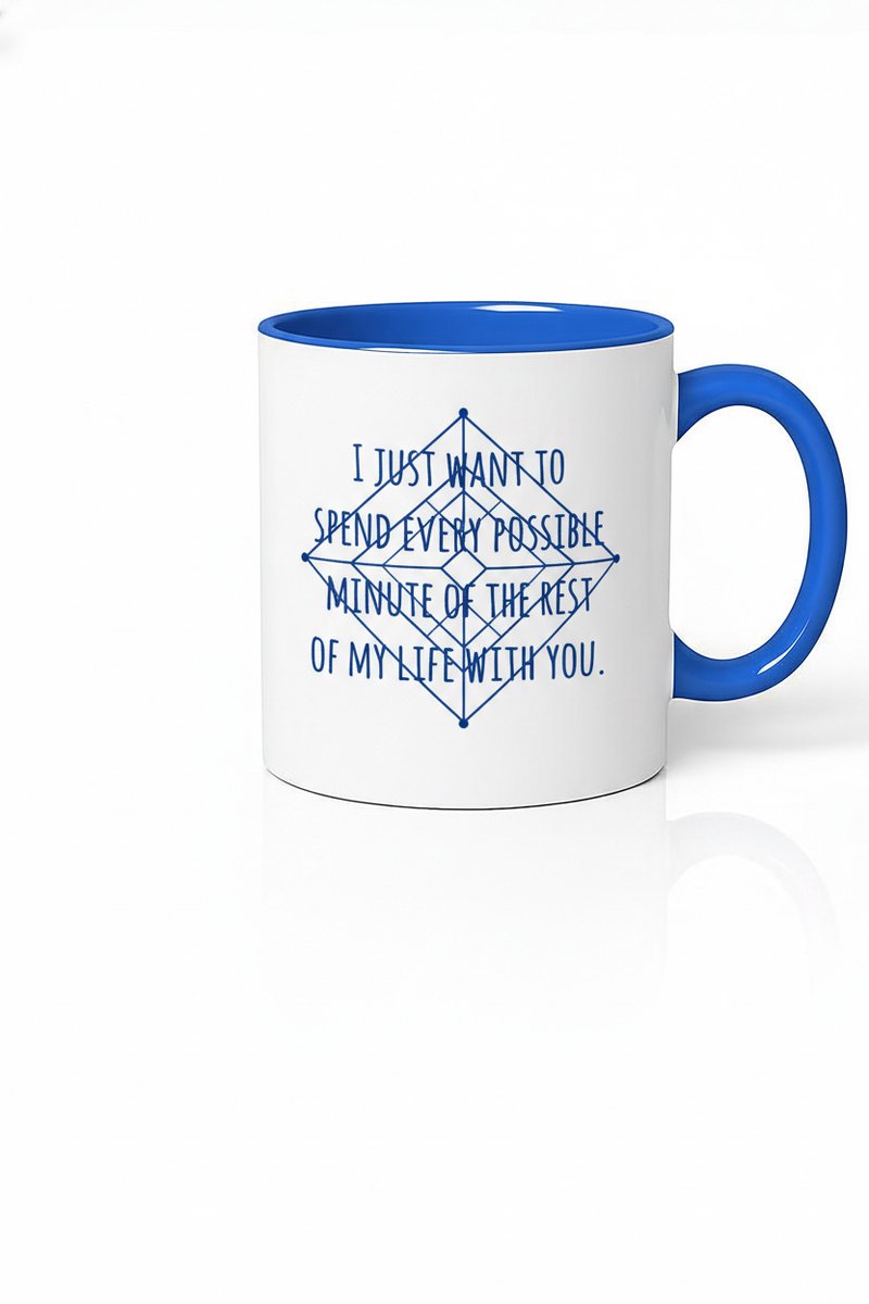 Mok 'Elke Minuut Met Jou' - Romantisch Cadeau met Liefdesboodschap
