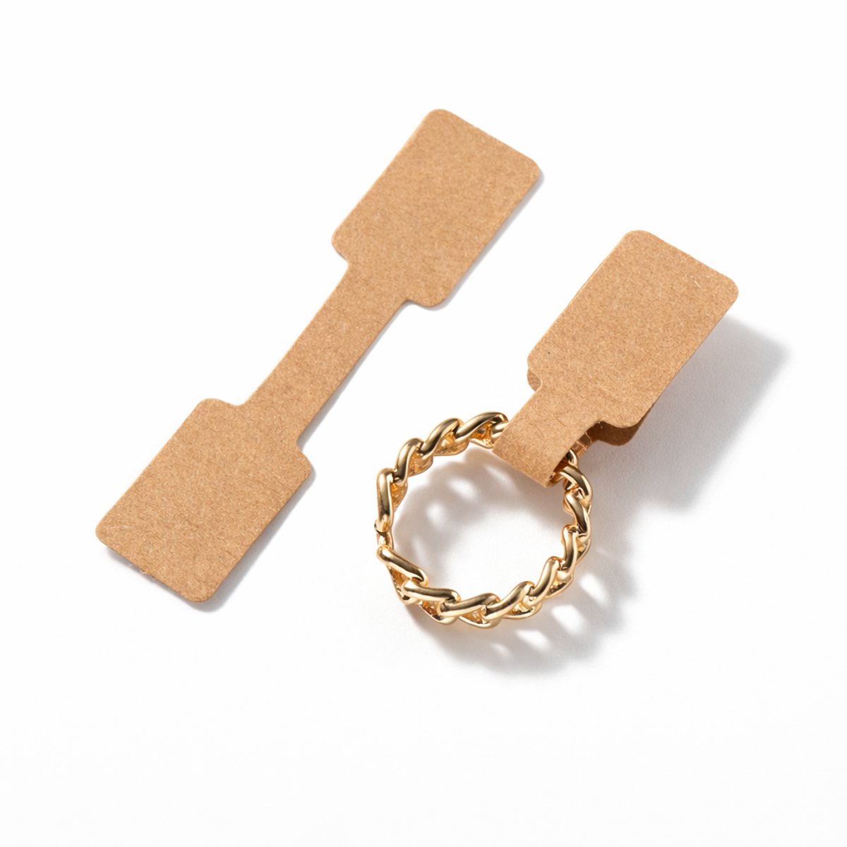 S&D | Prijsetiketten - KLEIN - 250 stuks - Bruin - Prijskaartjes sieraden