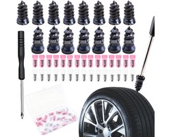 Bandenreparatieset met Rubberen Spijkers voor Auto, Motor en Vrachtwagen - Snelle Noodreparatie