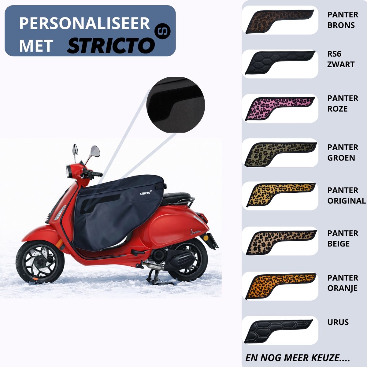 Stricto Easy-On Premium A+++ Scooter Beenkleed – Universeel – Waterdicht & Winddicht – Beenwarmer – Beschermingsniveau A+++ – foto 3