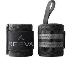 Reeva Wrist Wraps Zwart (ultra fiber) - Wrist Wraps geschikt voor Fitness, Crossfit en Krachttraining - Wrist Wraps voor Heren en Dames