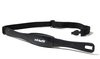 Zwarte VirtuFit hartslagmeter borstband met sluiting