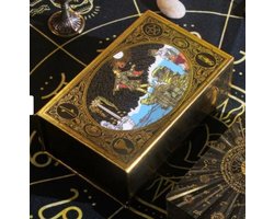 Goud Folie Tarot kaarten Panoramic - Panorama Tarotset Gold Foil - Laat de Magie Beginnen in Bewaardoos