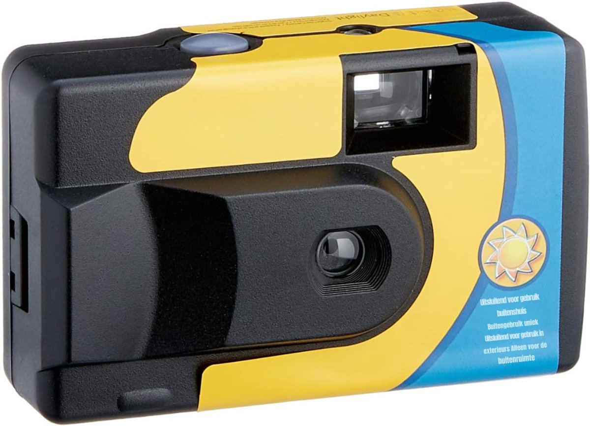 MMM® Wegwerpcamera's - Polaroidcamera - Analoge Camera - Zwart - 4 cm x 11 cm x 7 cm