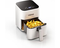 Compacte Airfryer 2,5 Liter – Digitale Mini Heteluchtfriteuse met Bakken, Opwarmen & Antiaanbakmand