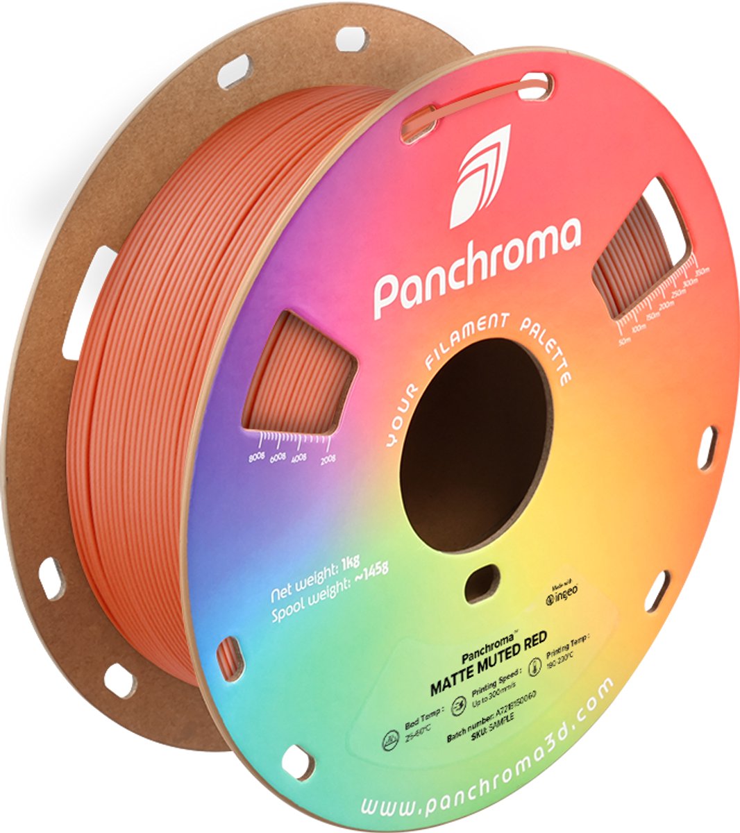 PLA MATTE 1,75mm Muted Purple 1kg POLYMAKER PANCHROMA PolyTerra 3D FILAMENT
