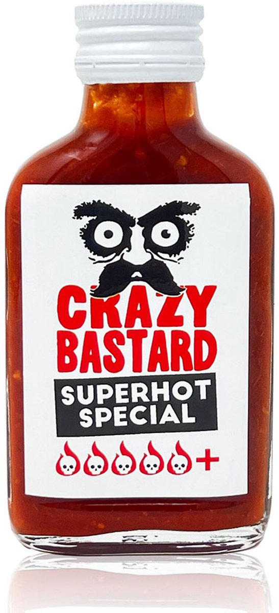 Crazy Bastard Sauce – Superhot Special Hot Sauce – 100ml