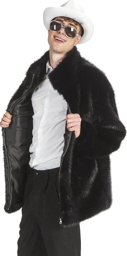 CoolCat jas van imitatiebont geel