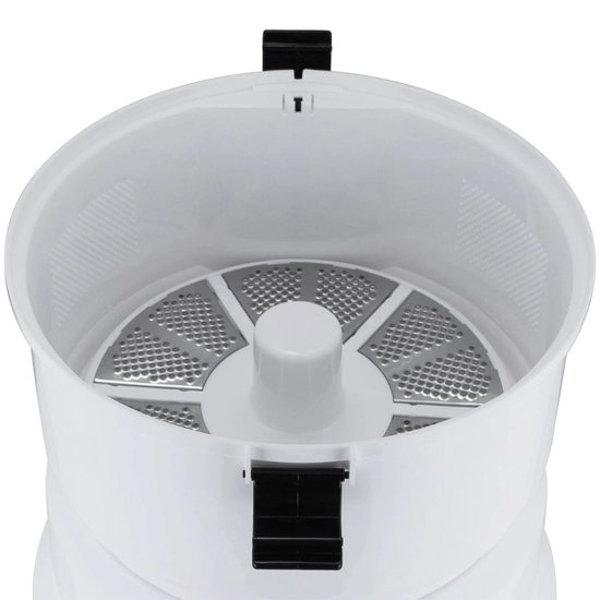 Elektrische Aardappelschilmachine - Automatische Dunschiller - Snel Groenten Schillen - 85W Koperen Motor - 08 kg Capaciteit - Wit — afbeelding 2