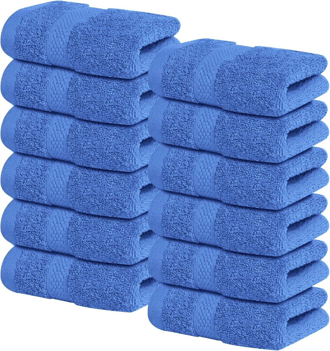 12 Pack Gezichtsdoeken Katoen 30x30 cm - Ultrazachte, Absorberende Washandjes voor Spa, Sp