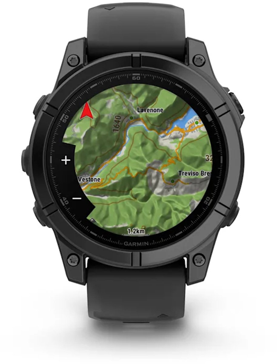 Garmin fēnix E - 47mm - AMOLED Multisport Smartwatch - Sportspecifieke workouts - 100+ sport-apps - 10ATM Waterdicht - tot 16 dagen batterij - Donkergrijs/zwart – foto 6