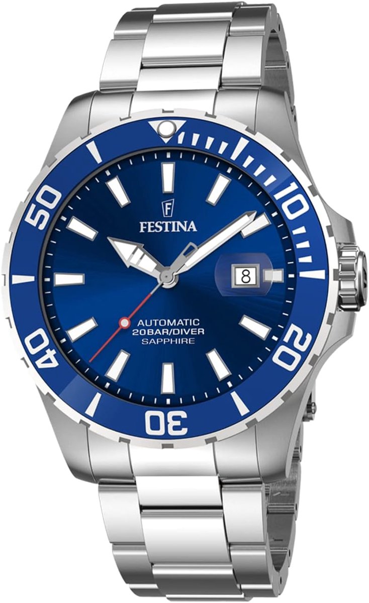 Herenhorloge Analoge Kwarts Zilveren RVS Band
