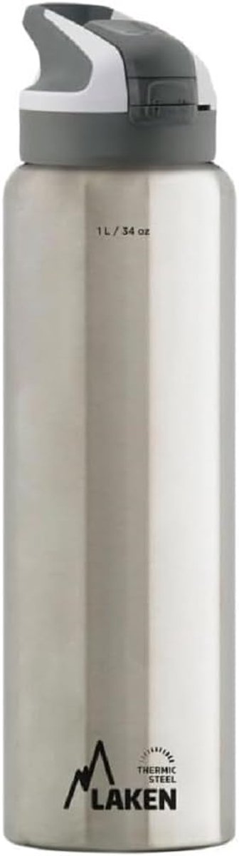 Luxe RVS Thermosfles 1 Liter - Urenlang Warm of Koud Houden