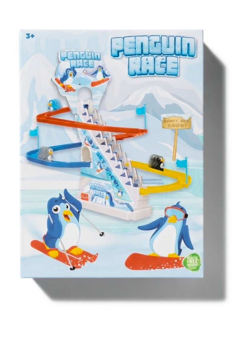 Pinguïn race glijbaan - speelgoed