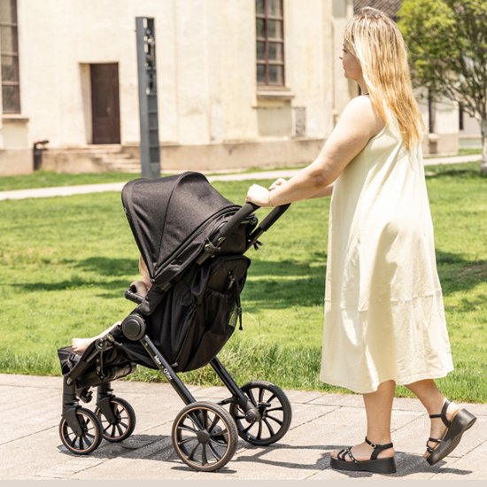 Qplay Go Cargo - Opvouwbare Kinderwagen & Bolderkar - Zwart van Merkloos — afbeelding 5