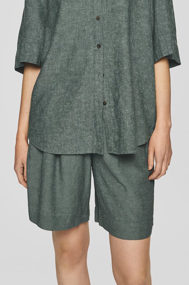 MSCH Copenhagen Mschviana Ginia Hw Shorts Broeken Dames - Groen - Maat M