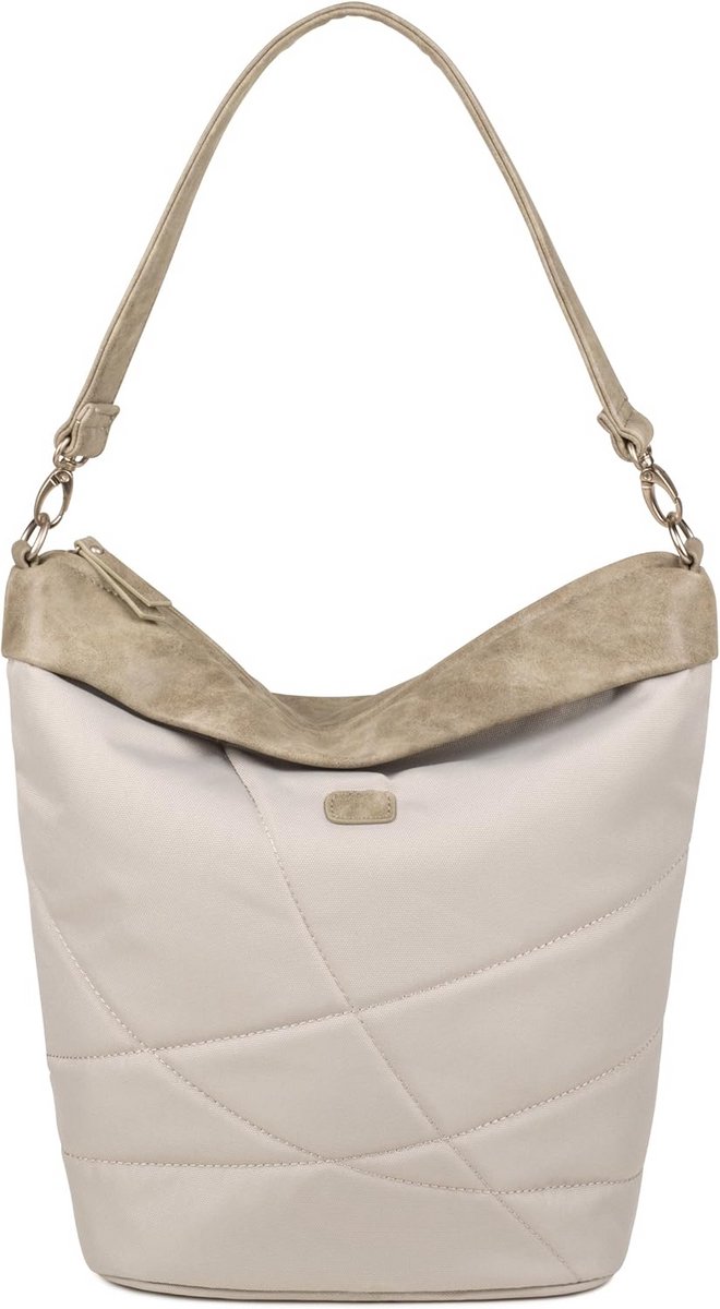 Schoudertas Set - Damentas Twee - Dagelijks Gebruik - Mix Materiaal - 37x14x34 cm - IJsblauw