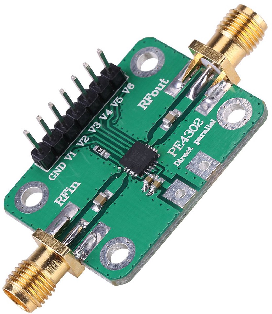 Digitale RF Verzwakker Module 1MHz-4GHz met SMA Aansluiting - 0.5dB Stappen tot 31.5dB