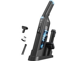 Olvy Kruimeldief PRO - LCD Display - Oplaadstation - 3 Snelheden - 250W - Kruimelzuiger Snoerloos - Autostofzuiger - 22 kPa - Draadloos - Handstofzuiger
