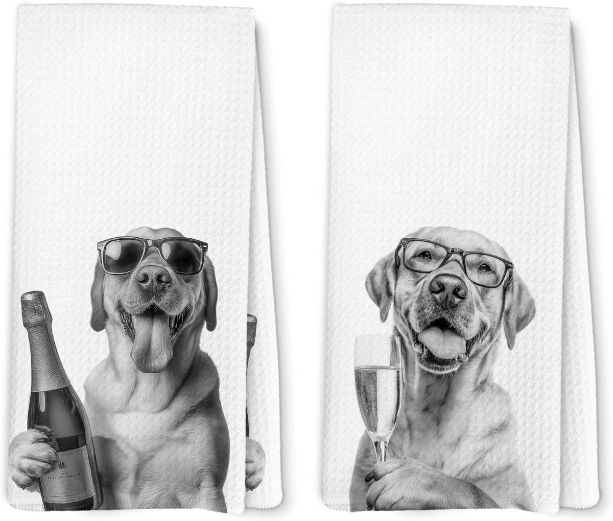 Set van 2 Grappige Keukentextiel met Labrador Retriever Thema