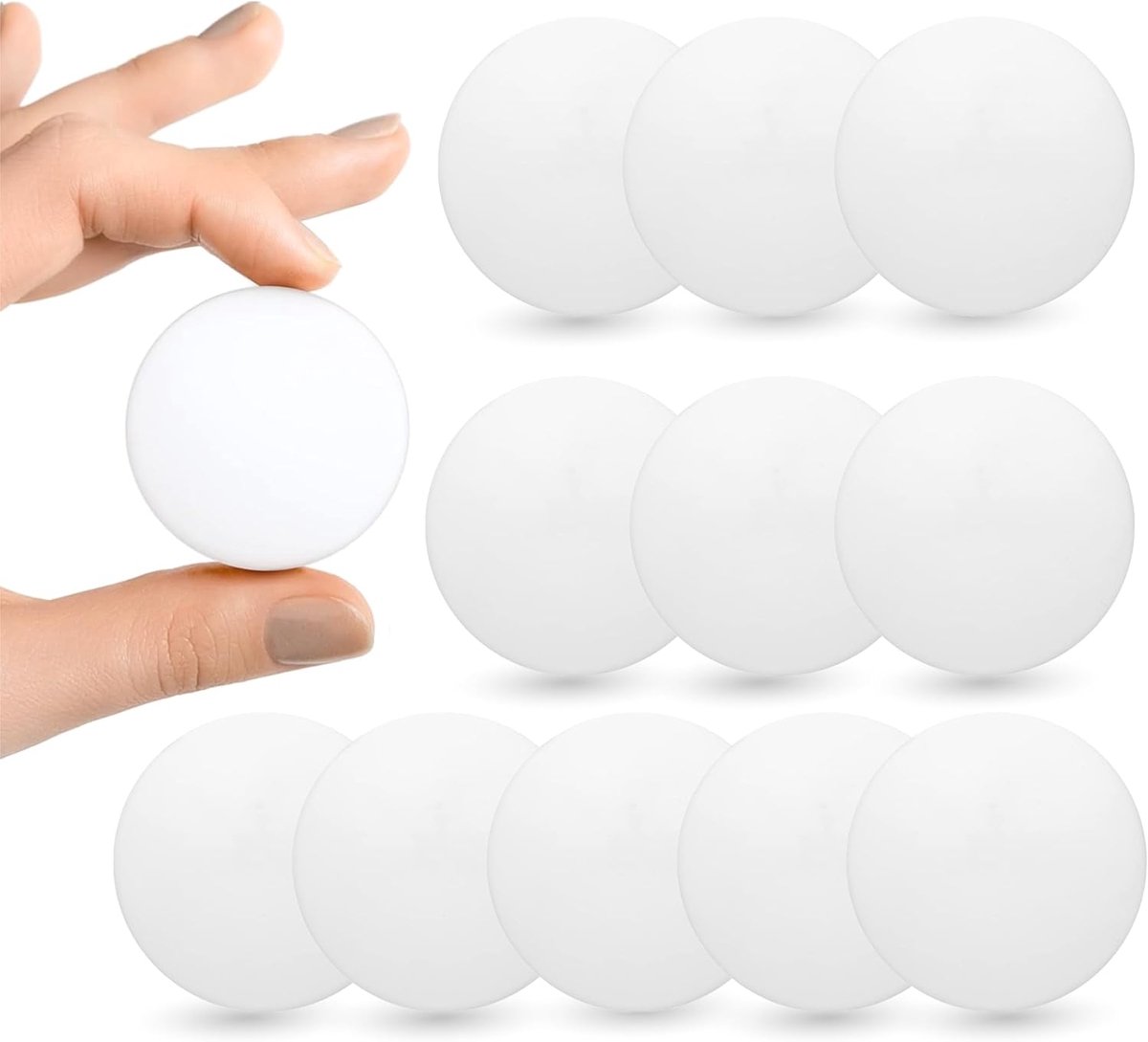 Deurstoppers - Muur & Deur Buffer - Bescherming Huis - Hoogwaardig Rubber - 36 Stuks - Wit