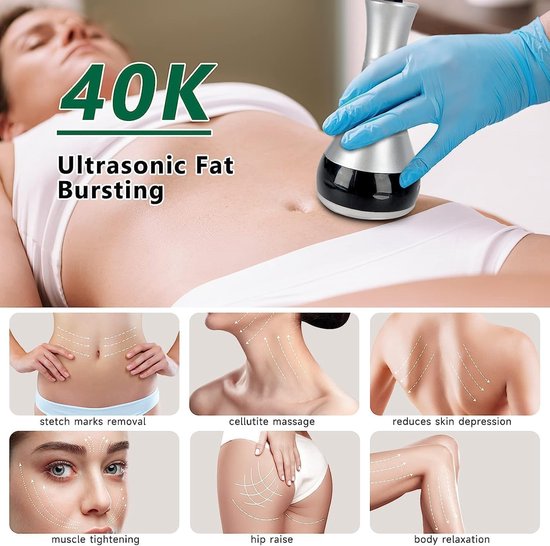 Lichaam Cavitatie Machine - Anti-Cellulitis Apparaat - Huidverstrakking ...