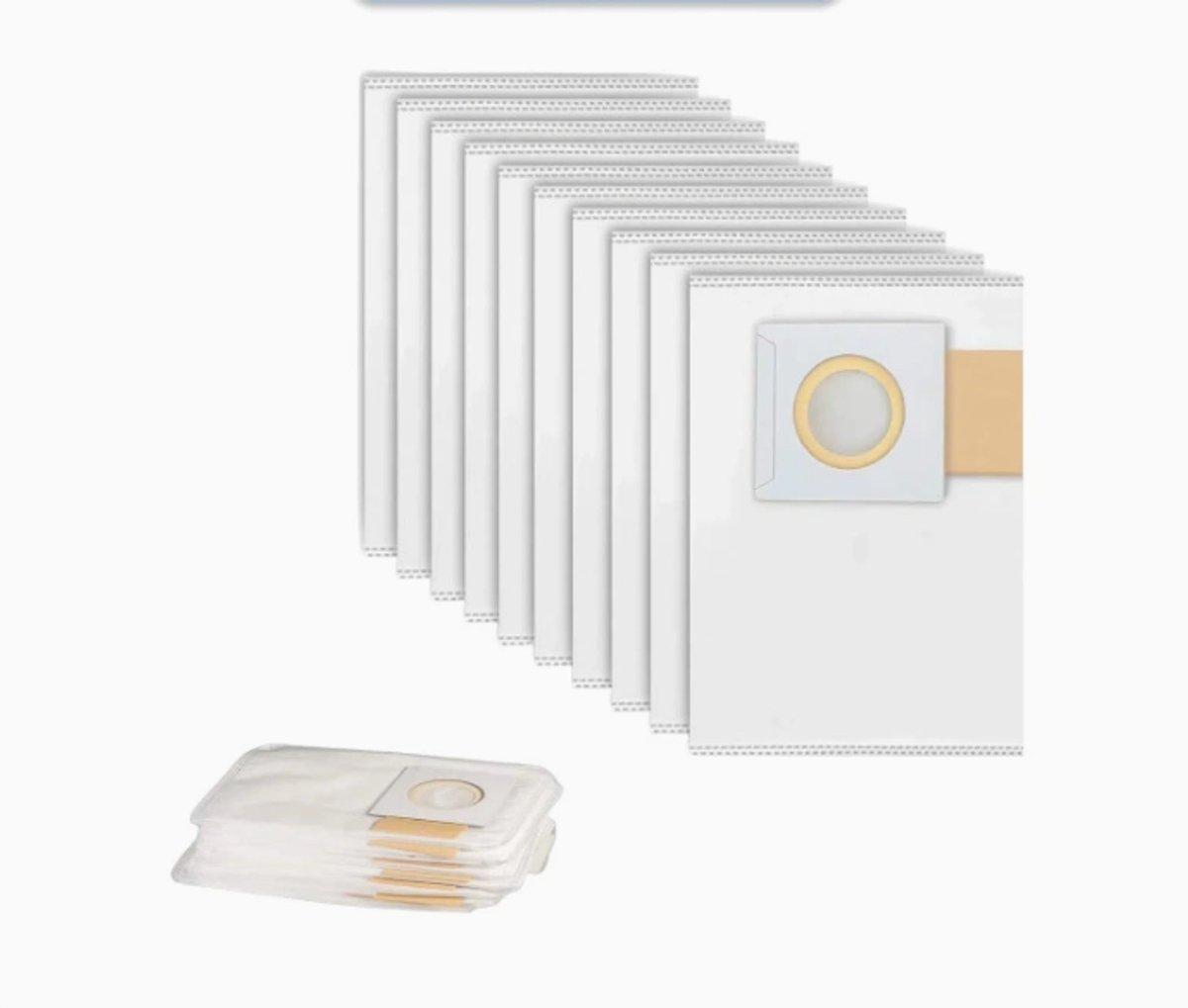 Geschikt voor Makita 197903-8/XCV05 XCV09 stofzuigeraccessoires - stofzakken - non-woven zakken - 10-pack