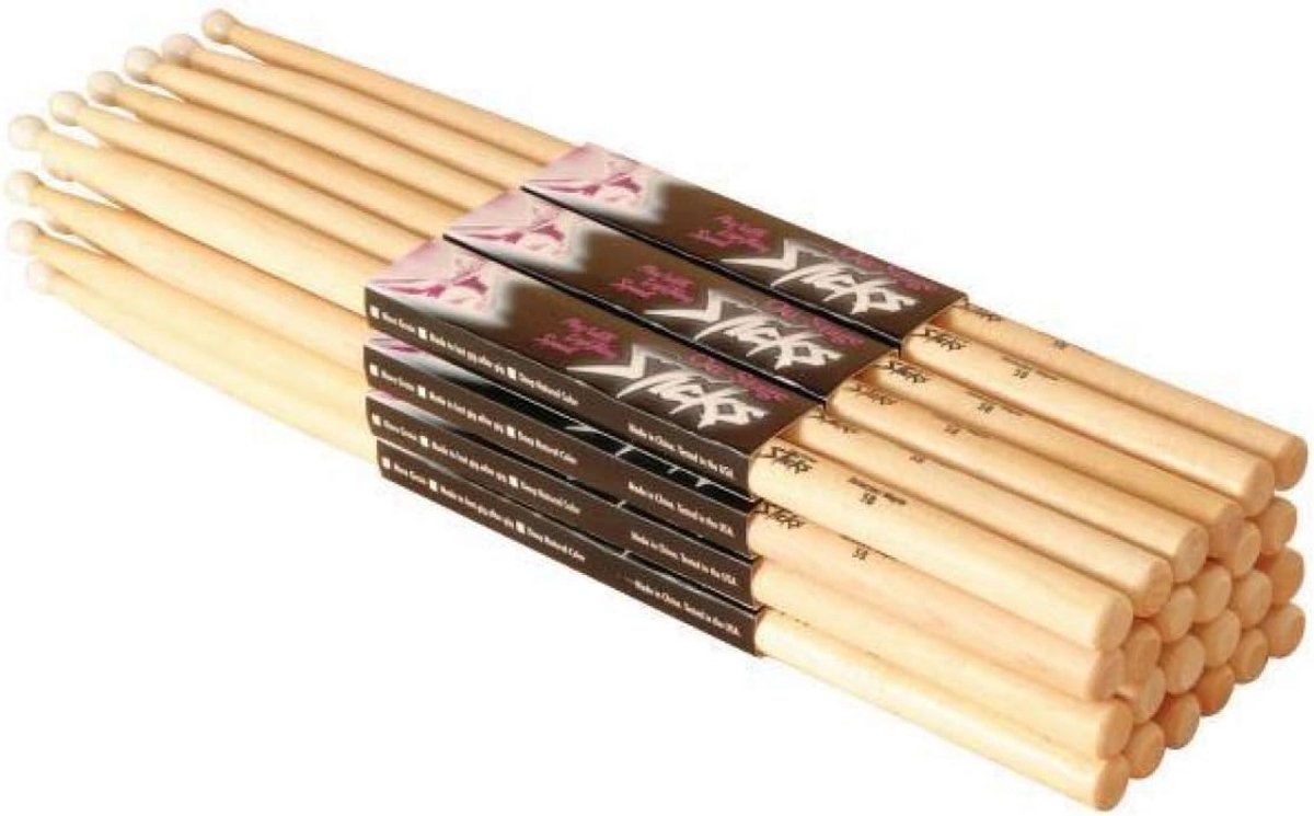 Drumstokken 5A Set van 12 Paar