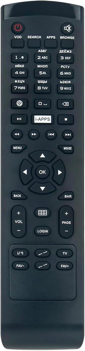 Universele Afstandsbediening Vervanging voor TV IP-Box Set-top Box