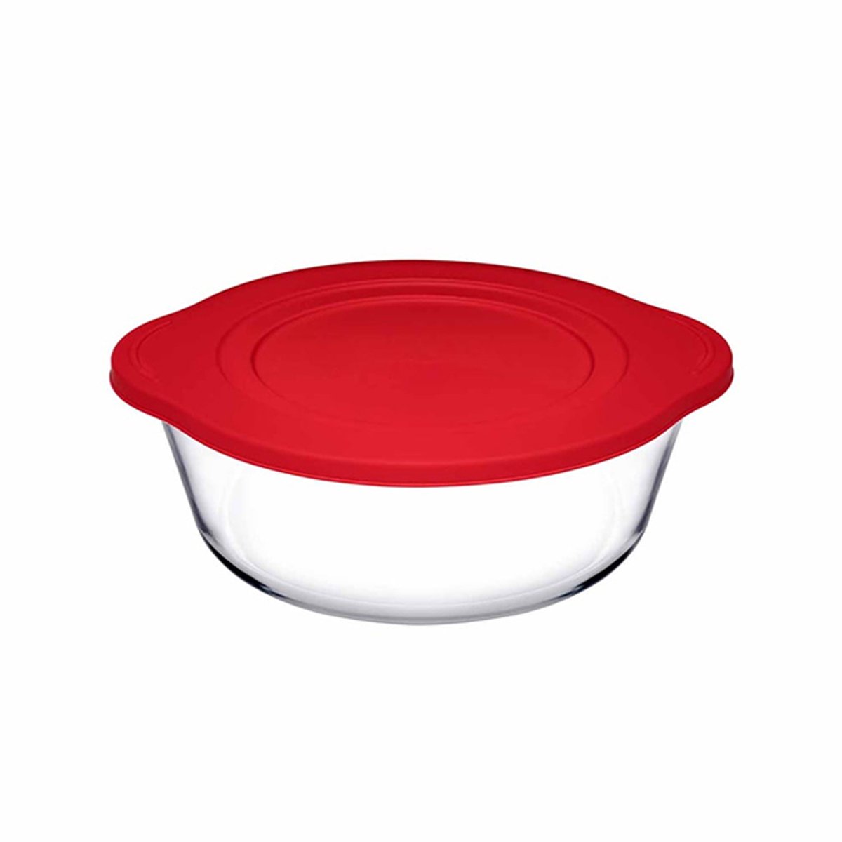 Borcam - Ronde Ovenschaal Met Deksel - 840 ML