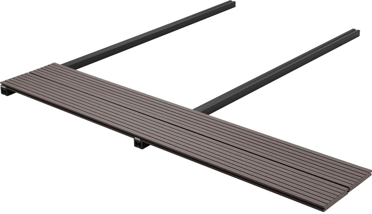 vidaXL - Terrasplank - 6 - pcs - Donkerbruin - WPC