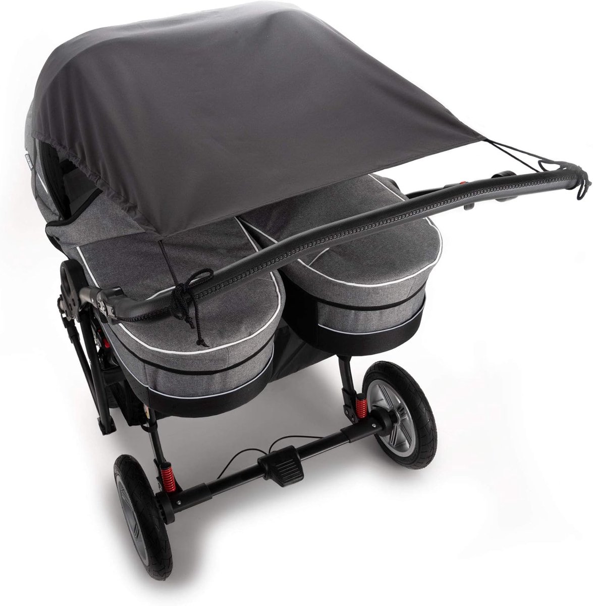 UV Bescherming Zonnescherm voor Kinderwagen Tweeling