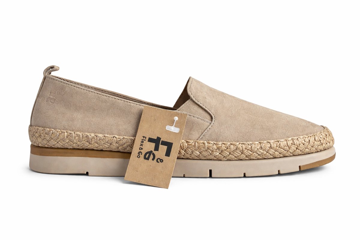 Loafer instapper Flex Fusion nubuk beige maat 39