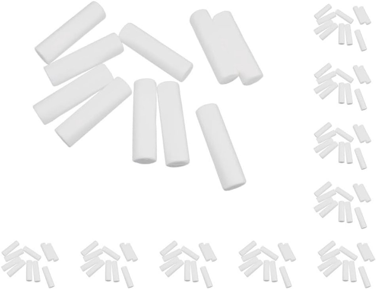 10x Witte Polystyreen Schuim Cilinders voor Knutselen en Modelbouw - 12 cm Hoog