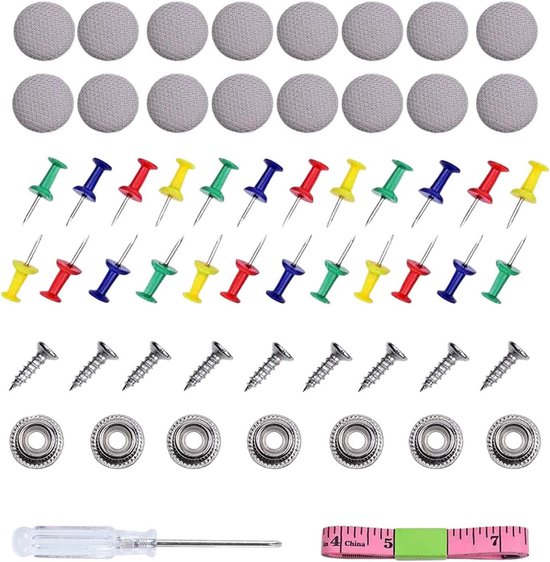 Hemelbekleding Reparatie Clips - Dakbekleding Bevestiging - Auto Interieur Herstel - Roestvrij Gegalvaniseerd Materiaal - 130 Stuks Set — afbeelding 4