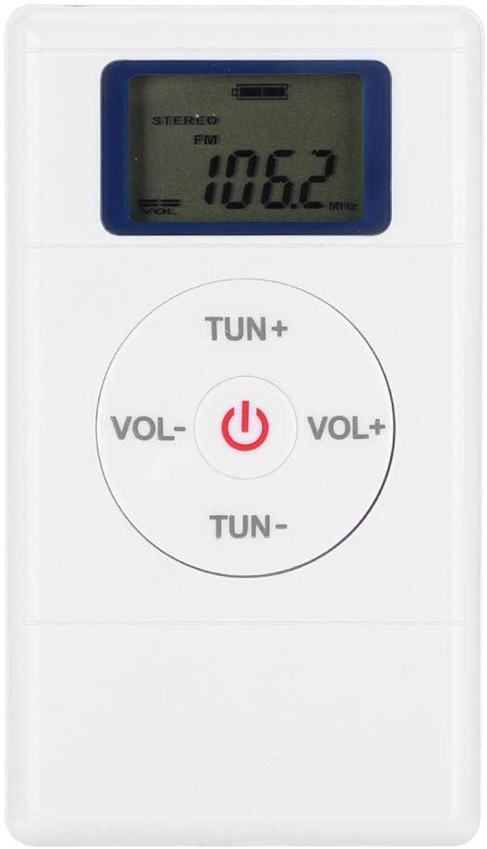 Draagbare FM Radio - Mini Radio - Muziek Luisteren - Uiterst Gevoelige Ontvangst - Compact Formaat