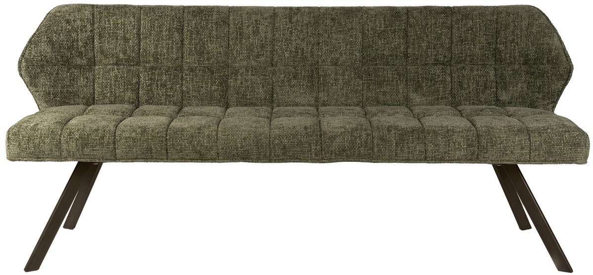 Giga Living Eetkamerbank Raster - Groen - 180x60x80cm