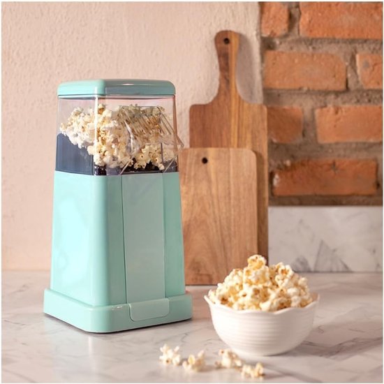 Florixa® Popcorn Machine - Popcorn maker - Popcornmais Machine - Turkoois - 30x15x15cm — afbeelding 2