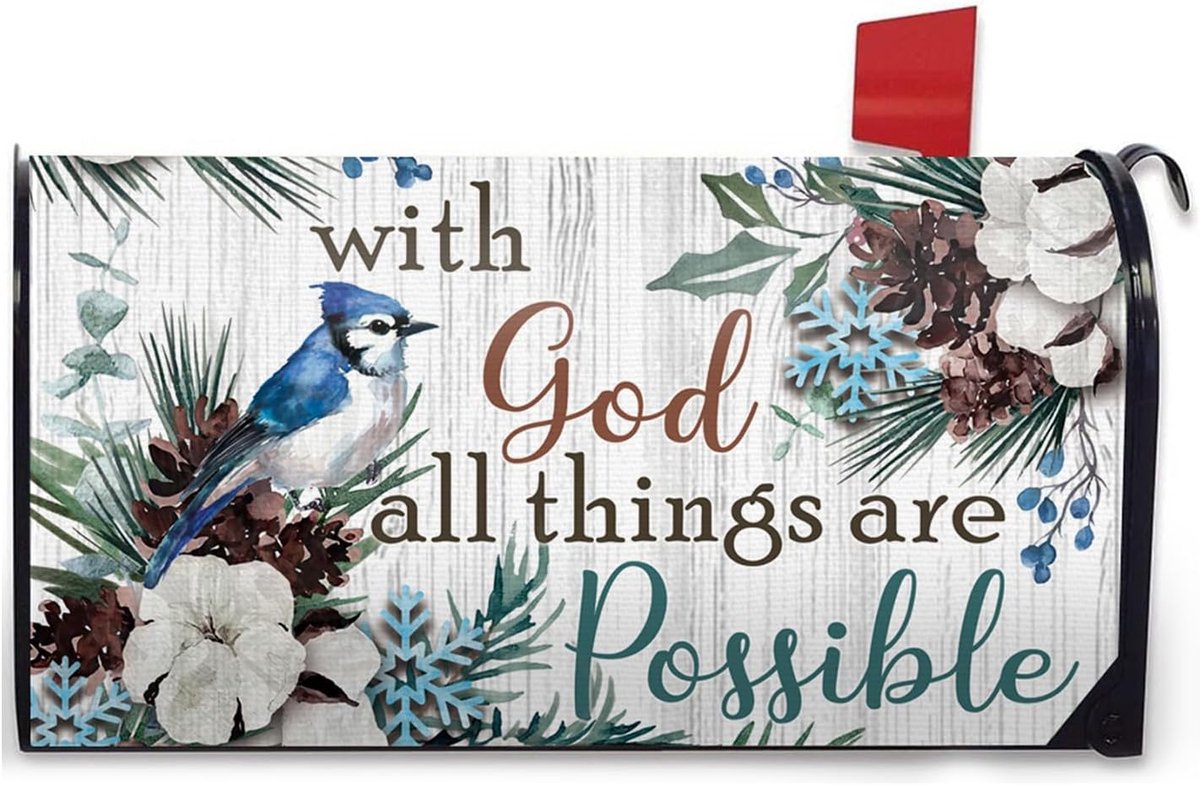 Magnetische Postbushoes Religieus Thema Winterdecoratie Standaard Maat