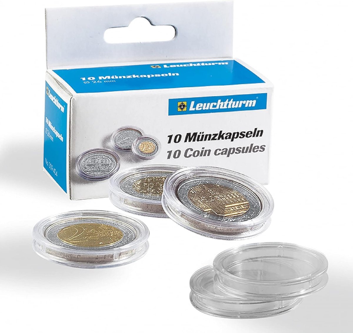 Muntcapsules voor verzamelaars, 10 stuks, 14-62 mm