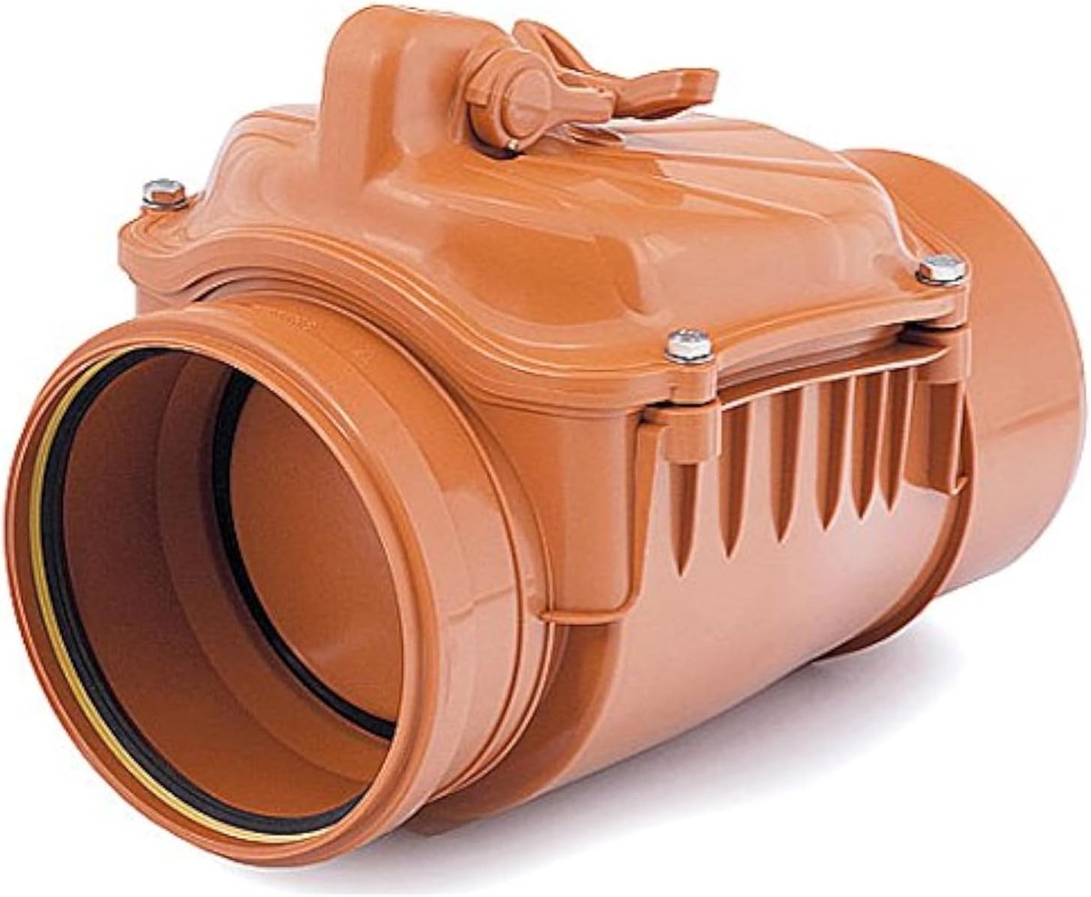 Horizontale Terugslagklep PVC Afvalwater Afvoercontrole Voorkomt Overstroming 160mm
